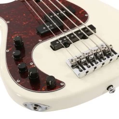 Sire Version 2 Updated Left-Handed Marcus Miller P7 Alder 5-String Bass In Antique White -Professional Guitar Store 481930 V2UDLHP7A5AWH2028729