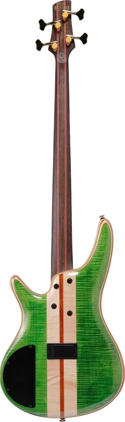 Ibanez SR4FMDX-EGL 4-String Bass Guitar In Emerald Green Low Gloss 14 Ibanez SR4FMDX-EGL 4-String Bass Guitar In Emerald Green Low Gloss -Professional Guitar Store 484480 Ibanez SR4FMDX EGL Back