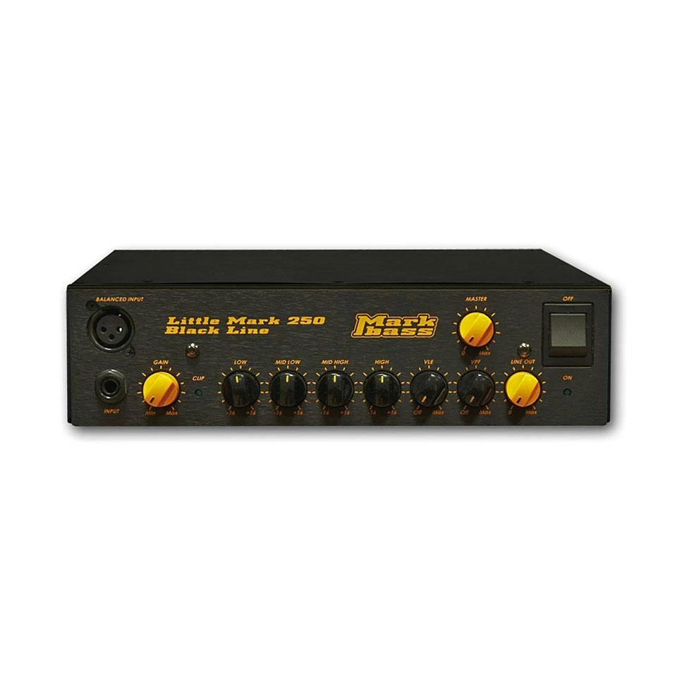 Markbass LITTLE MARK 250 Blackline Bass Head 1 Markbass LITTLE MARK 250 Blackline Bass Head