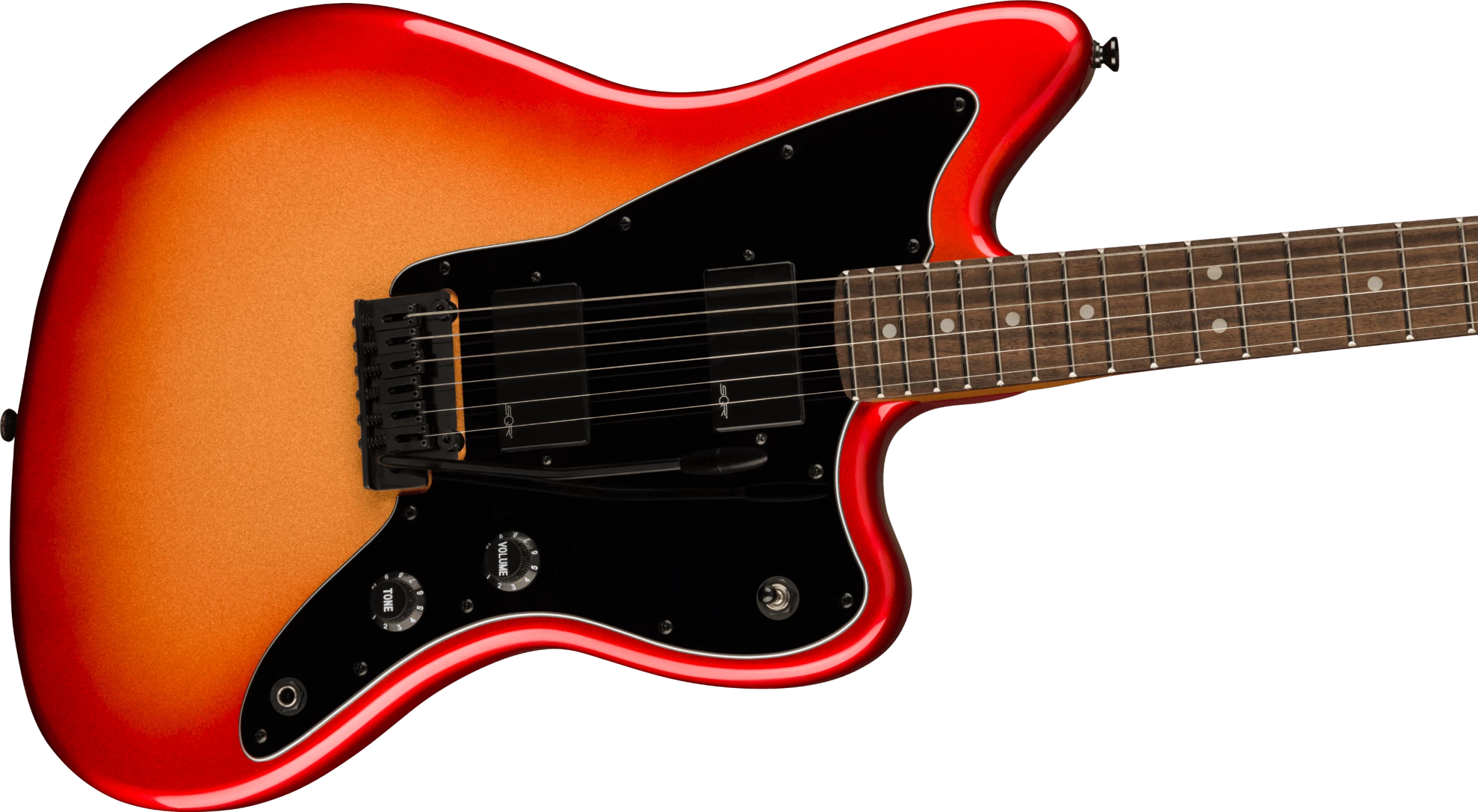 Squier Contemporary Active Jazzmaster HH Electric Guitar In Sunset Metallic 5 Squier Contemporary Active Jazzmaster HH Electric Guitar In Sunset Metallic - Image 5