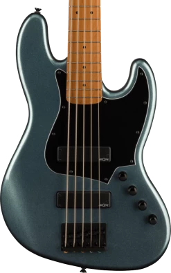 Squier Contemporary Active Jazz Bass HH V In Gunmetal Metallic