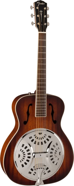 Fender PR-180E Resonator Walnut Fingerboard In Aged Cognac Burst -Professional Guitar Store 489979 0970392337 3