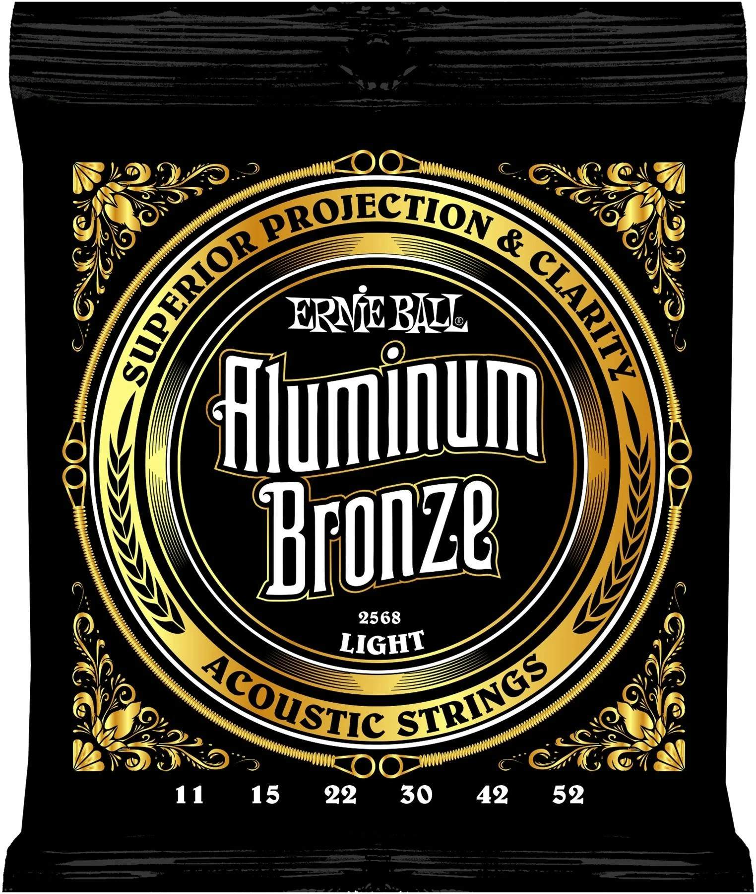 Ernie Ball 2568 Aluminium Bronze Light Acoustic Guitar Strings 1 Ernie Ball 2568 Aluminium Bronze Light Acoustic Guitar Strings