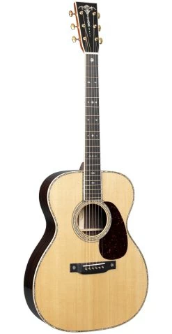 Martin 000-42 Modern Deluxe Acoustic Guitar -Professional Guitar Store 492175 Martin 000 42 Modern Deluxe Angle