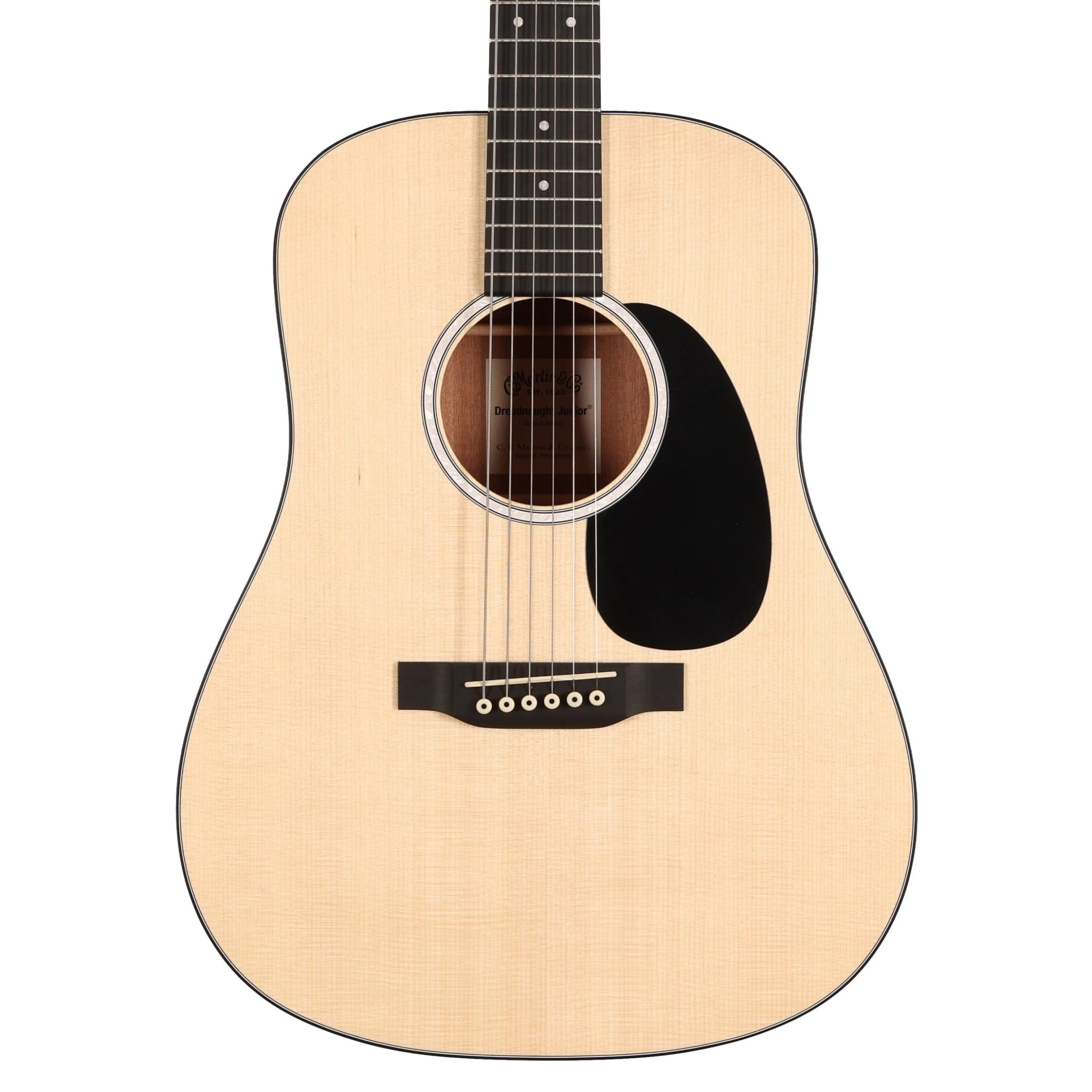 Martin Dreadnought Junior With Cherry Stain Back & Sides 1 Martin Dreadnought Junior With Cherry Stain Back & Sides