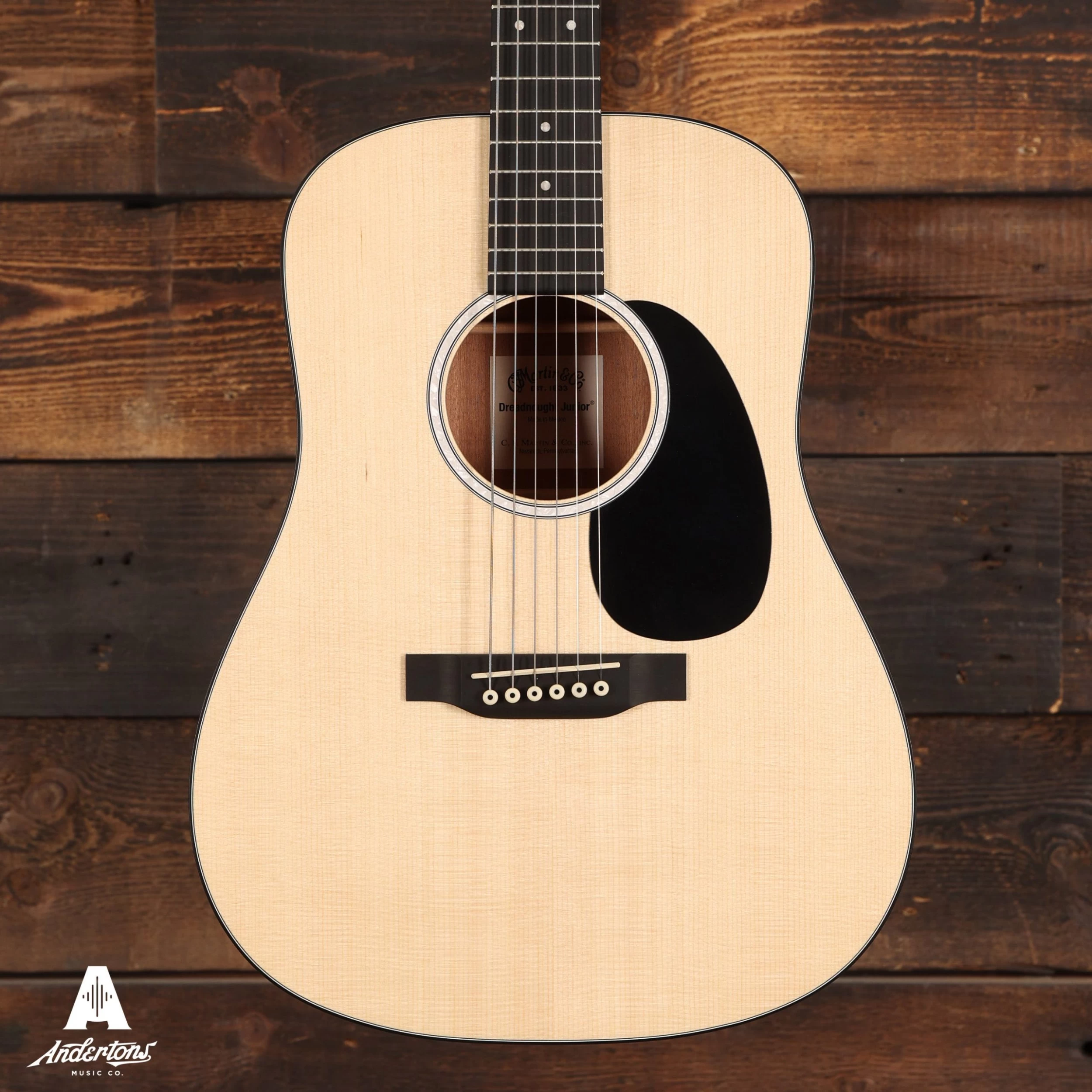 Martin Dreadnought Junior With Cherry Stain Back & Sides 2 Martin Dreadnought Junior With Cherry Stain Back & Sides - Image 2