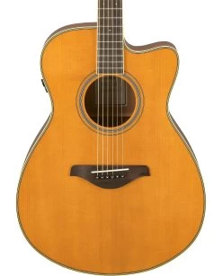 Yamaha FSC-TA TransAcoustic Cutaway Electro Acoustic Guitar In Vintage Tint