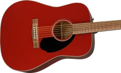 Fender FSR CD-60 V3 Dreadnought Acoustic Guitar In Cherry -Professional Guitar Store 496703 0970110590 side angle