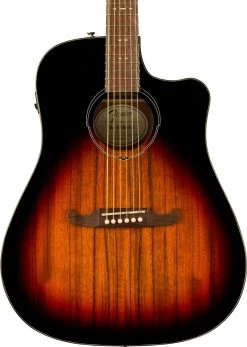 Fender Limited Edition FA-325CE Dao Exotic Electro Acoustic Guitar In 3-Tone Sunburst