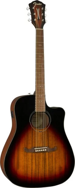 Fender Limited Edition FA-325CE Dao Exotic Electro Acoustic Guitar In 3-Tone Sunburst -Professional Guitar Store 497716 3