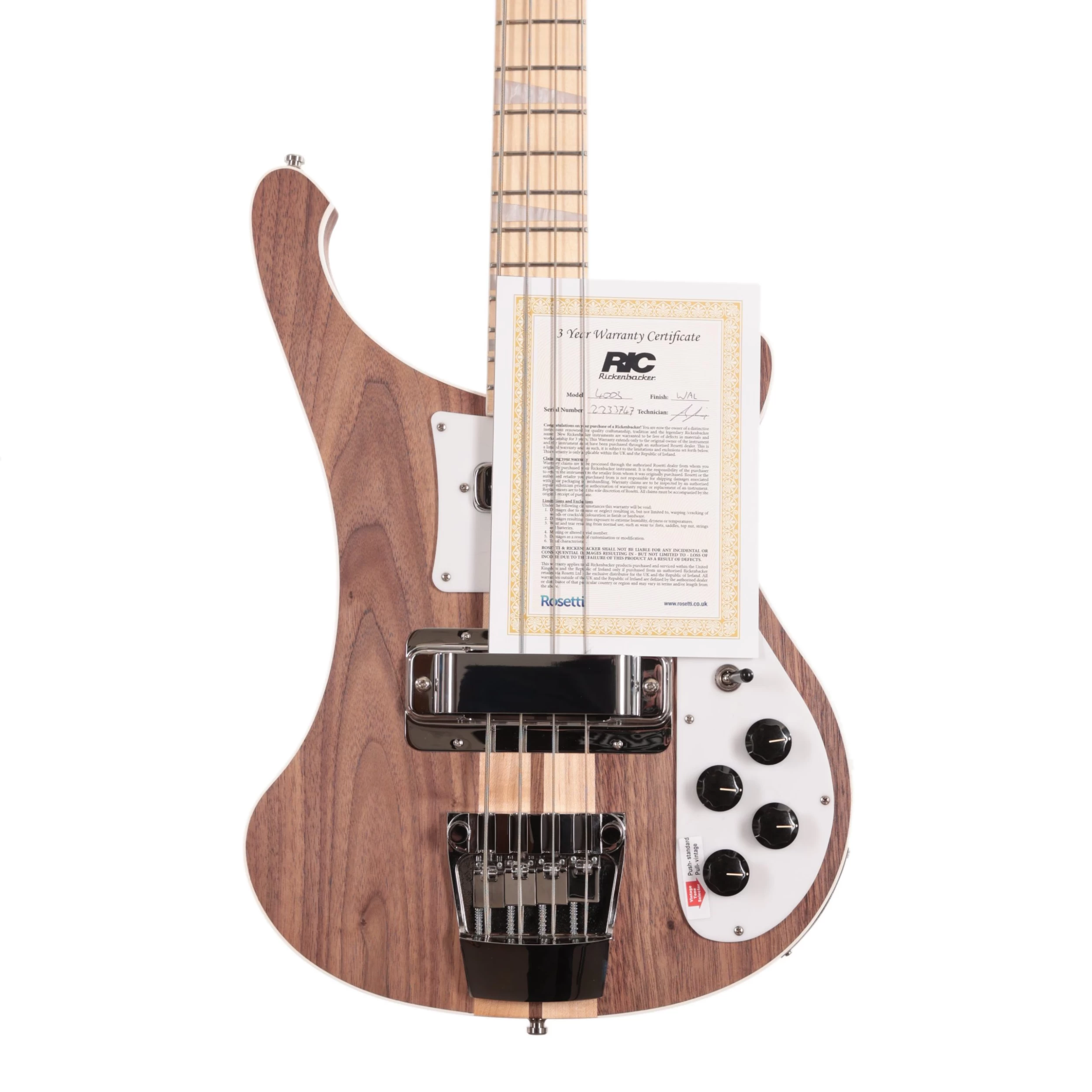 Rickenbacker 4003 Bass In Walnut 4 Rickenbacker 4003 Bass In Walnut - Image 4