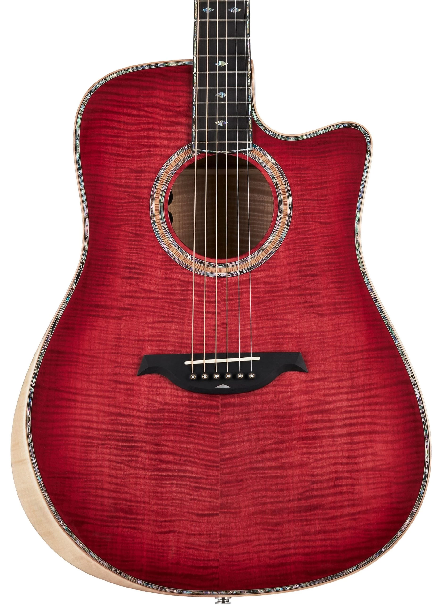 BC Rich Prophecy Series Electro Acoustic Guitar With Cutaway In Black Cherry 1 BC Rich Prophecy Series Electro Acoustic Guitar With Cutaway In Black Cherry