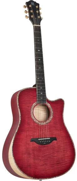 BC Rich Prophecy Series Electro Acoustic Guitar With Cutaway In Black Cherry 10 BC Rich Prophecy Series Electro Acoustic Guitar With Cutaway In Black Cherry -Professional Guitar Store 510496 BC Rich Prophecy Series Electro Acoustic Guitar Cutaway Black Cherry Angle