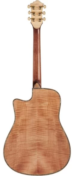 BC Rich Prophecy Series Electro Acoustic Guitar With Cutaway In Natural Flame 9 BC Rich Prophecy Series Electro Acoustic Guitar With Cutaway In Natural Flame -Professional Guitar Store 510504 BC Rich Prophecy Series Electro Acoustic Guitar Cutaway Natural Flame Back