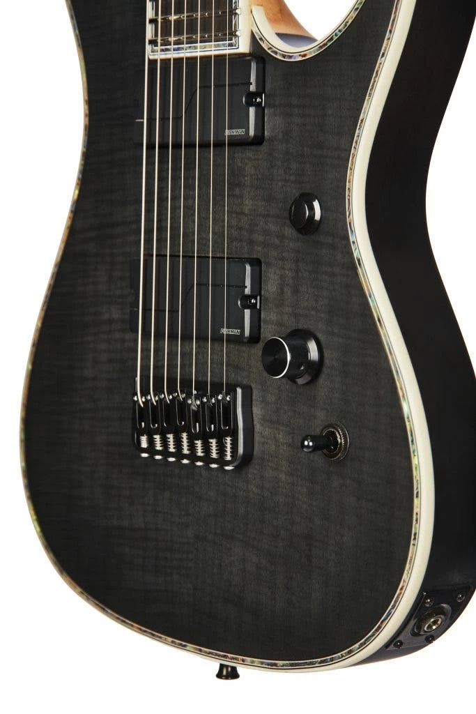 BC Rich Extreme Series Shredzilla 7 Exotic Electric Guitar In Transparent Black Satin 3 BC Rich Extreme Series Shredzilla 7 Exotic Electric Guitar In Transparent Black Satin - Image 3
