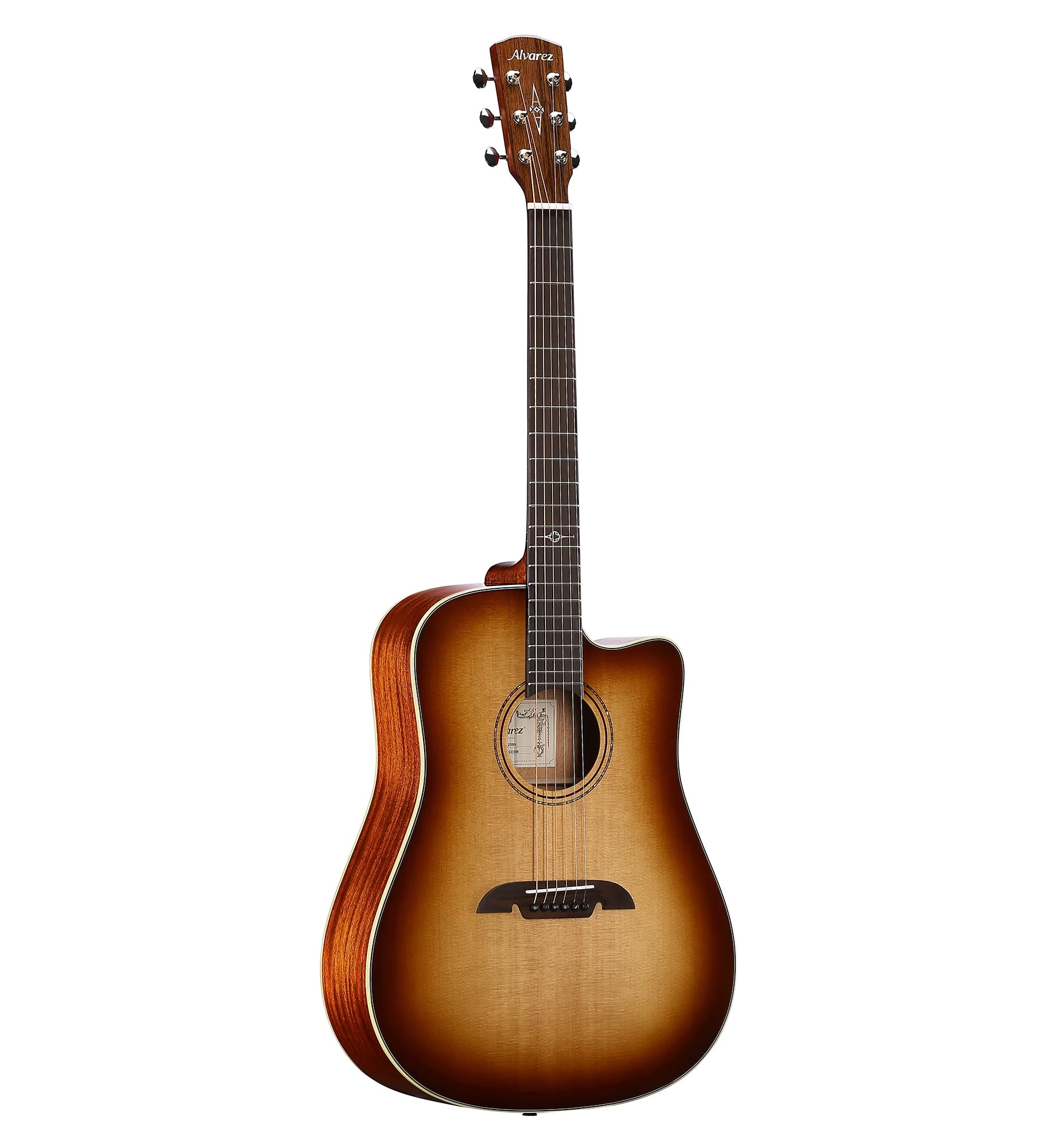 Alvarez Masterworks MD60CESHB Dreadnought Cutaway Electro Acoustic In Shadow Burst 2 Alvarez Masterworks MD60CESHB Dreadnought Cutaway Electro Acoustic In Shadow Burst - Image 2
