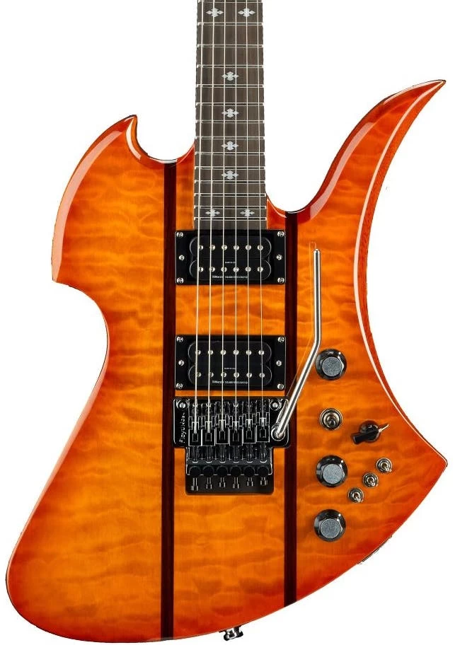 BC Rich Legacy Series Mockingbird ST Electric Guitar With Floyd Rose In Honey Burst 1 BC Rich Legacy Series Mockingbird ST Electric Guitar With Floyd Rose In Honey Burst