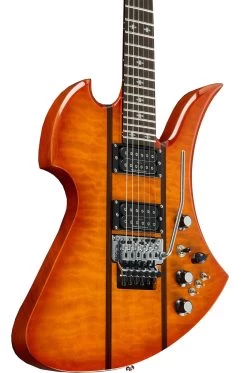 BC Rich Legacy Series Mockingbird ST Electric Guitar With Floyd Rose In Honey Burst 6 BC Rich Legacy Series Mockingbird ST Electric Guitar With Floyd Rose In Honey Burst -Professional Guitar Store 514835 BC Rich Legacy Mockingbird ST Floyd Rose Honey Burst Angle