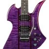 BC Rich Legacy Series Mockingbird ST Electric Guitar With Floyd Rose In Transparent Purple