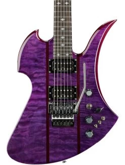 BC Rich Legacy Series Mockingbird ST Electric Guitar With Floyd Rose In Transparent Purple