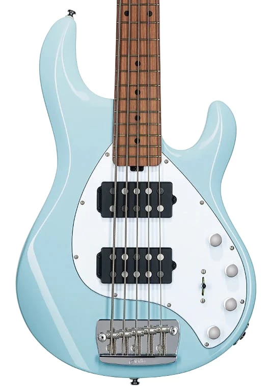 Sterling By Music Man RAY35 HH Bass In Daphne Blue 2 Sterling By Music Man RAY35 HH Bass In Daphne Blue - Image 2