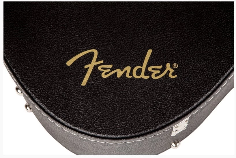 Fender Flat-Top Dreadnought Acoustic Guitar Case, Black 6 Fender Flat-Top Dreadnought Acoustic Guitar Case, Black - Image 6