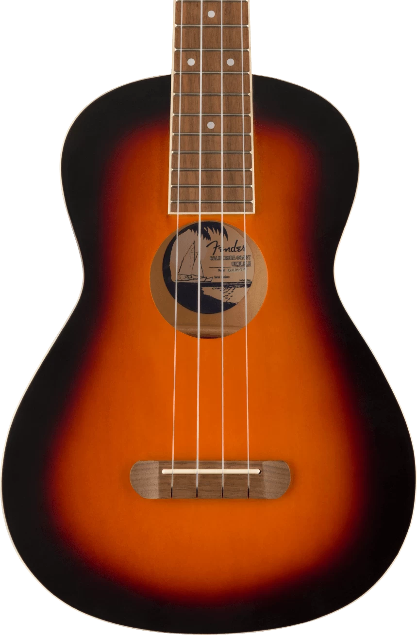 Fender Avalon Tenor Ukulele In 2 Colour Sunburst 1 Fender Avalon Tenor Ukulele In 2 Colour Sunburst