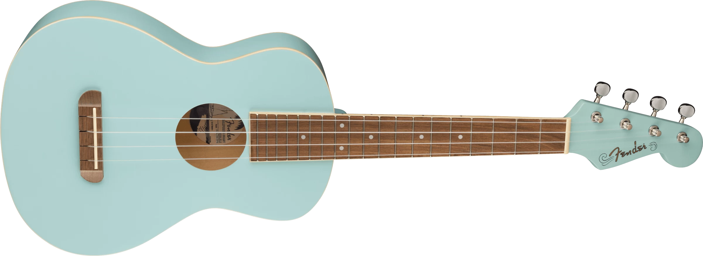 Fender Avalon Tenor Ukulele In Daphne Blue 3 Fender Avalon Tenor Ukulele In Daphne Blue - Image 3