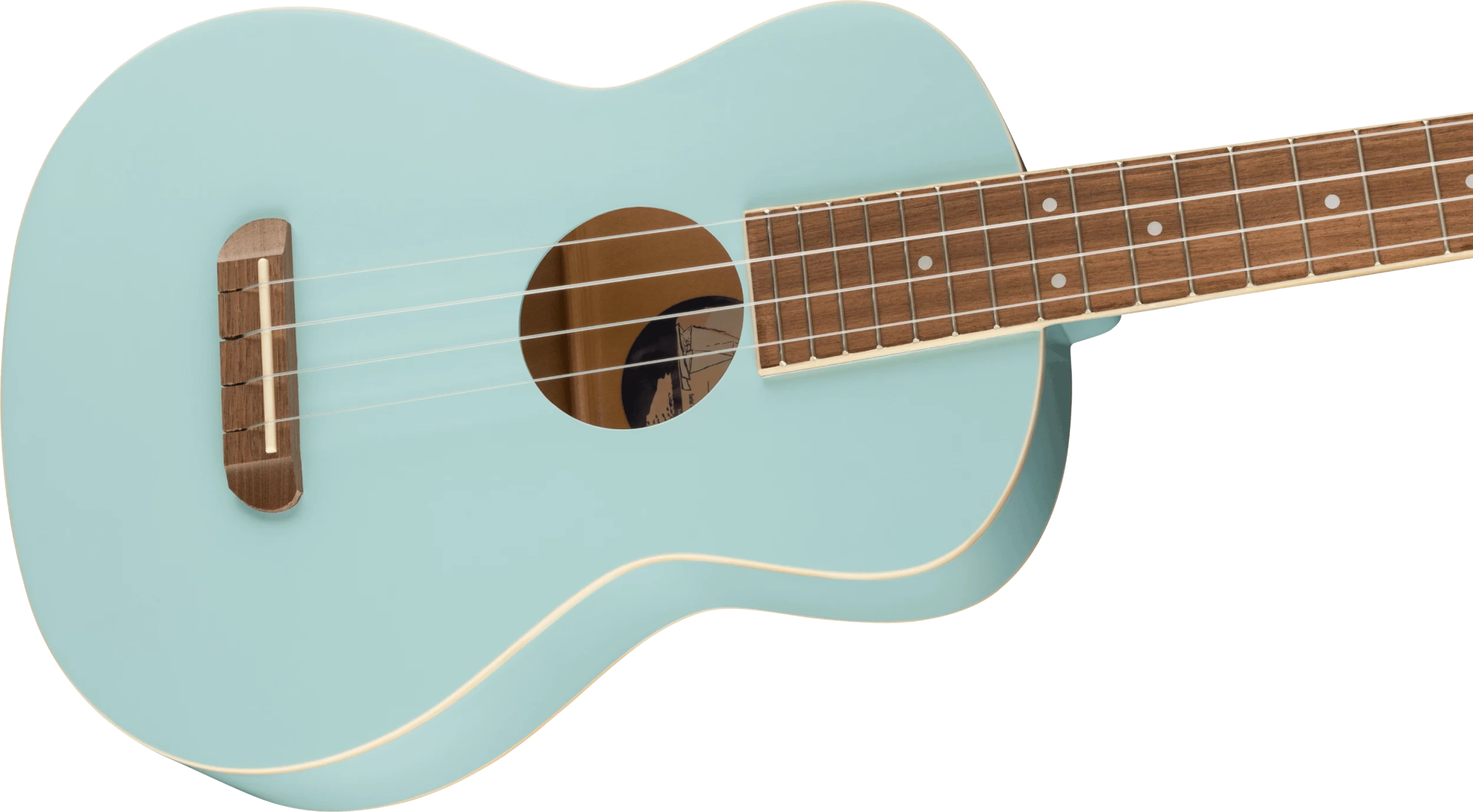 Fender Avalon Tenor Ukulele In Daphne Blue 4 Fender Avalon Tenor Ukulele In Daphne Blue - Image 4