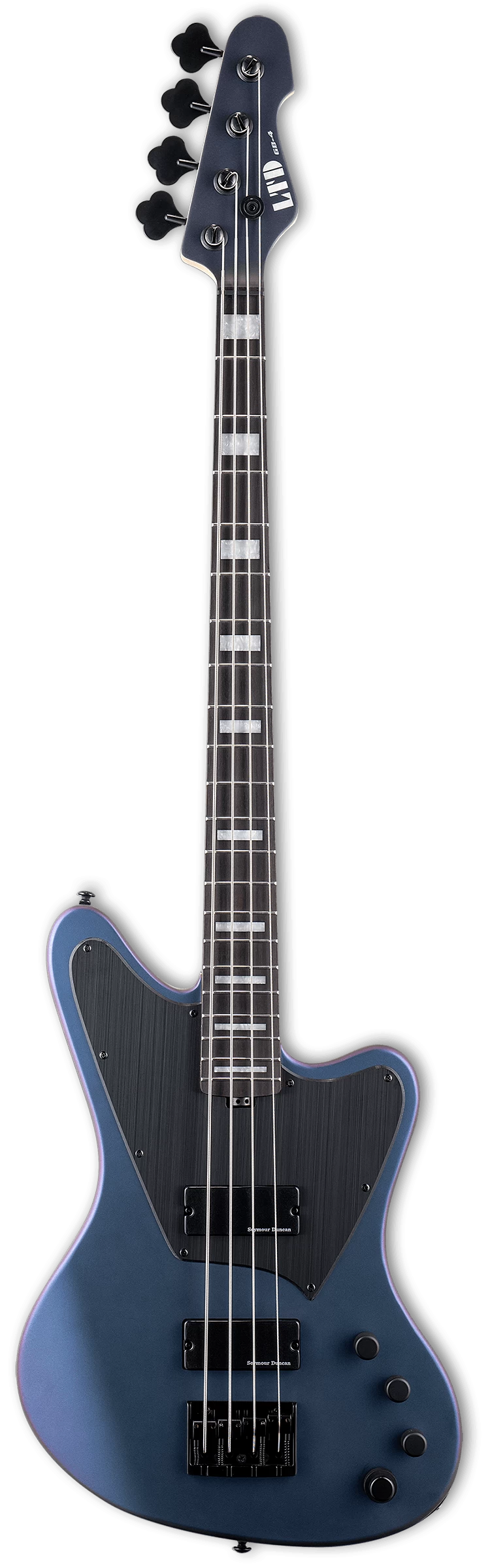 ESP LTD GB-4 Bass Guitar In Violet Andromeda Satin 2 ESP LTD GB-4 Bass Guitar In Violet Andromeda Satin - Image 2