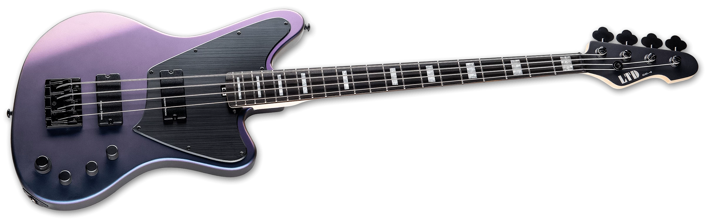 ESP LTD GB-4 Bass Guitar In Violet Andromeda Satin 4 ESP LTD GB-4 Bass Guitar In Violet Andromeda Satin - Image 4