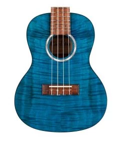 Cordoba Flame Mahogany Concert Ukulele In Sapphire Blue -Professional Guitar Store 521517 1656517913629
