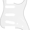Fender 11-Hole Modern-Style Stratocaster SSS Pickguard In Parchment