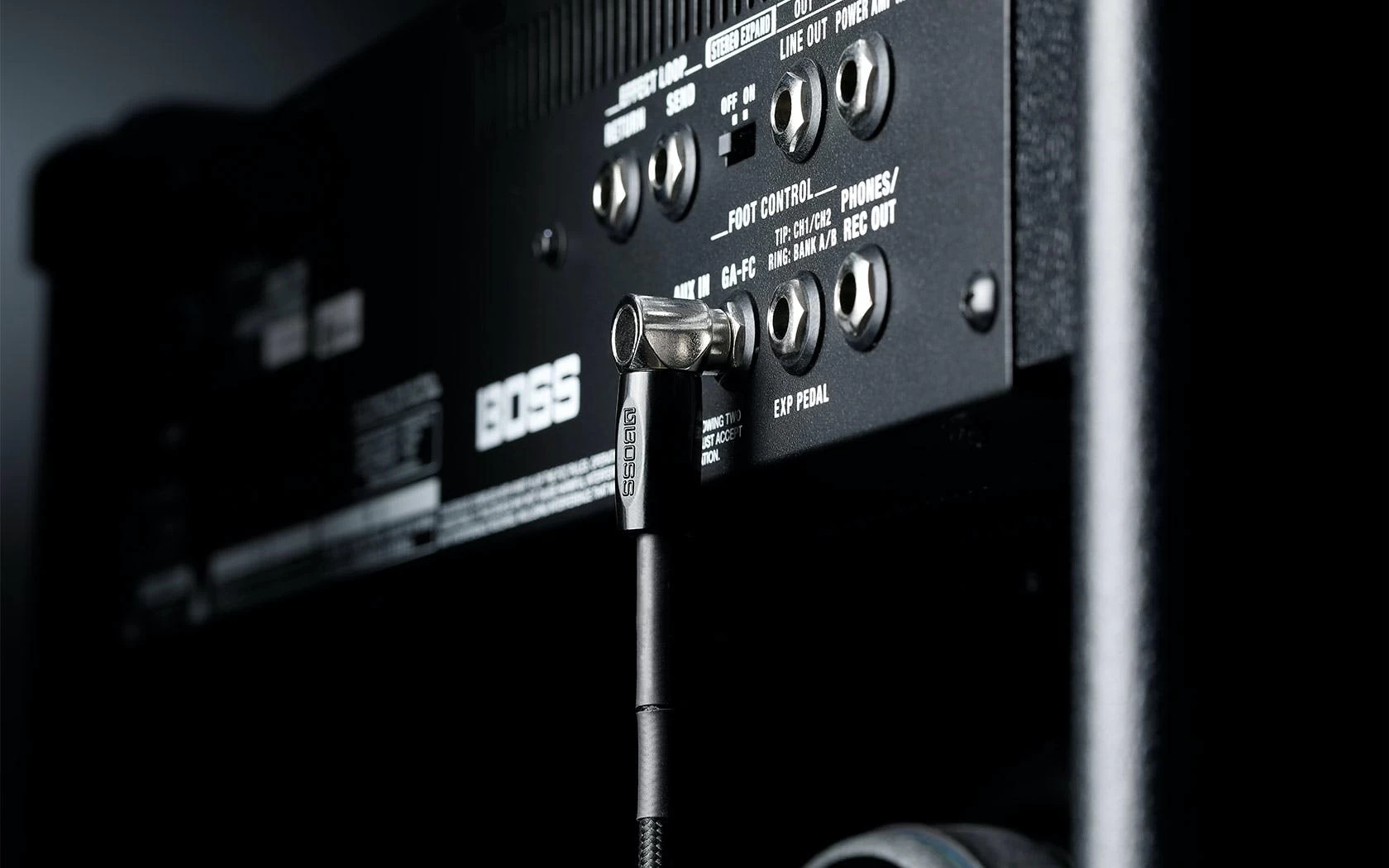 Boss BCC-30-TRA 30ft Interconnect Cable TRS/TRS 2 Boss BCC-30-TRA 30ft Interconnect Cable TRS/TRS - Image 2