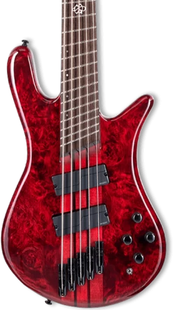Spector NS Dimension Multi Scale 5 String Bass In Inferno Red Gloss