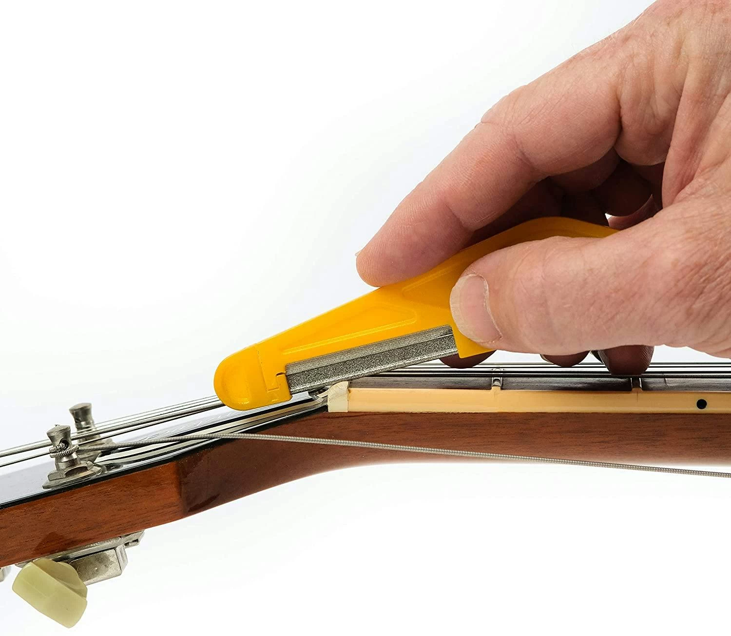 MusicNomad Acoustic Guitar Diamond Coated Nut File Set Light/Medium Strings 6 MusicNomad Acoustic Guitar Diamond Coated Nut File Set Light/Medium Strings - Image 6