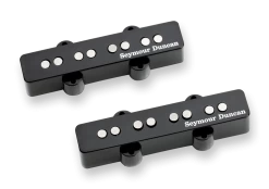 Seymour Duncan Heavy Weather For Jazz Bass Pickup Set In Black (Logo)