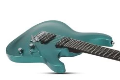Schecter Aaron Marshall AM-6 Signature Electric Guitar In Arctic Jade -Professional Guitar Store 534788 Schecter Aaron Marshall AM 6 Body Angle 3