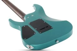 Schecter Aaron Marshall AM-6 Signature Electric Guitar In Arctic Jade -Professional Guitar Store 534791 Schecter Aaron Marshall AM 6 Body Angle 4