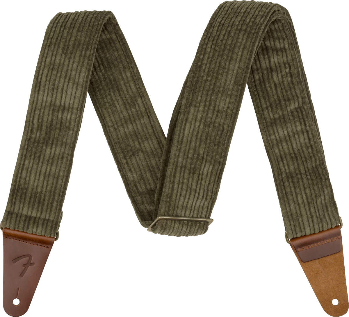 Fender Corduroy Guitar Strap In Antique Olive 1 Fender Corduroy Guitar Strap In Antique Olive