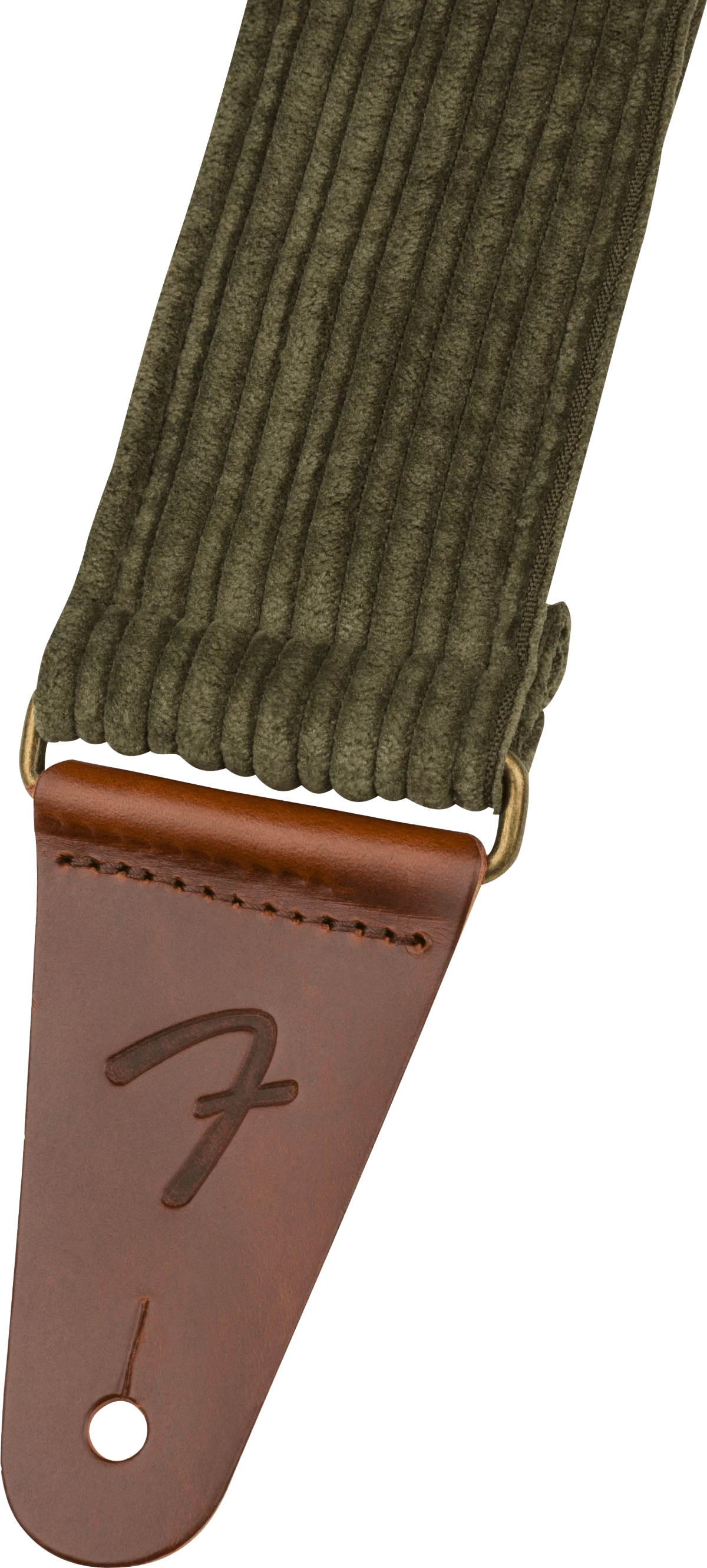 Fender Corduroy Guitar Strap In Antique Olive 2 Fender Corduroy Guitar Strap In Antique Olive - Image 2