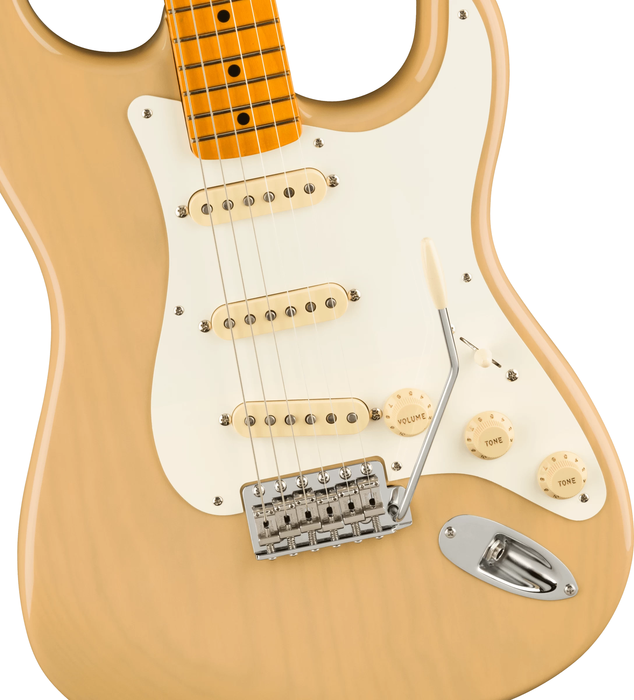 Fender American Vintage II 1957 Stratocaster Electric Guitar In Vintage Blonde 4 Fender American Vintage II 1957 Stratocaster Electric Guitar In Vintage Blonde - Image 4