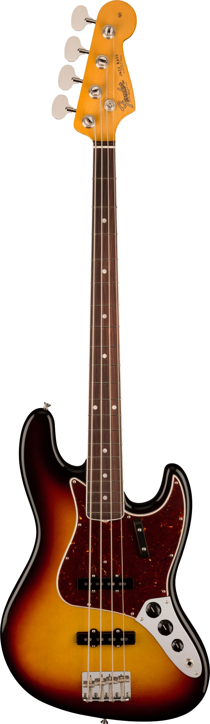 Fender American Vintage II 1966 Jazz Bass In 3-Colour Sunburst 2 Fender American Vintage II 1966 Jazz Bass In 3-Colour Sunburst - Image 2