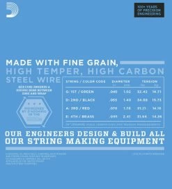 D'Addario XL220BT 40-95 Nickel Wound Bass Balanced Tension Super 6 D'Addario XL220BT 40-95 Nickel Wound Bass Balanced Tension Super -Professional Guitar Store 57275 tmp50F7