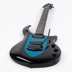 Music Man Majesty John Petrucci Signature Electric Guitar In Okelani Blue -Professional Guitar Store 611 BDS 50 00 MB BM Music Man Majesty Okelani Blue Angle