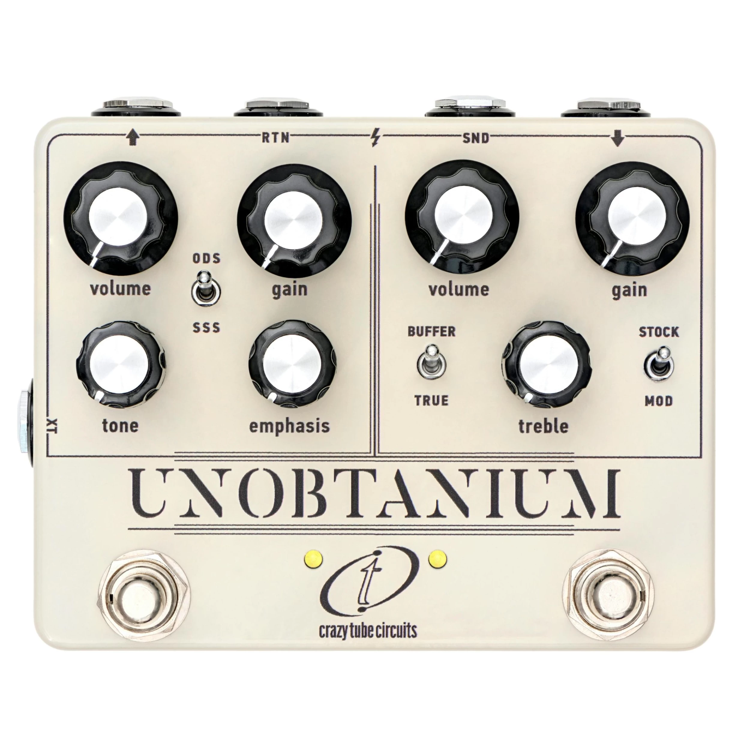 Crazy Tube Circuits Unobtanium Dual Overdrive Pedal 1 Crazy Tube Circuits Unobtanium Dual Overdrive Pedal
