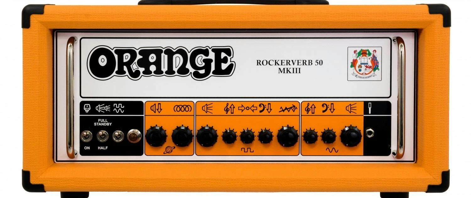 Orange Rockerverb 50 Valve Head MKIII In Orange 1 Orange Rockerverb 50 Valve Head MKIII In Orange