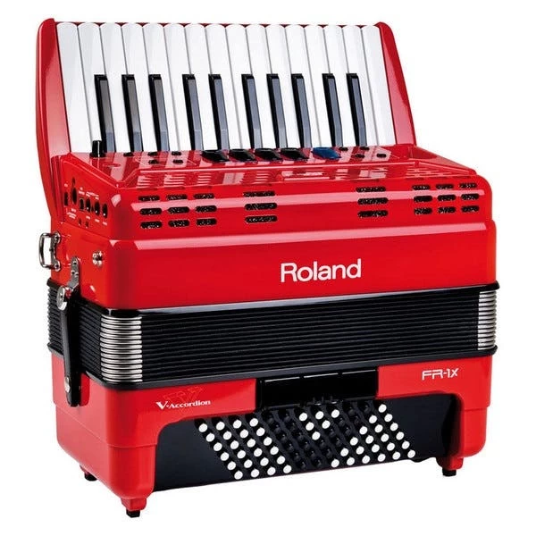 Roland FR-1x Compact V-Accordion Piano In Red 2 Roland FR-1x Compact V-Accordion Piano In Red - Image 2
