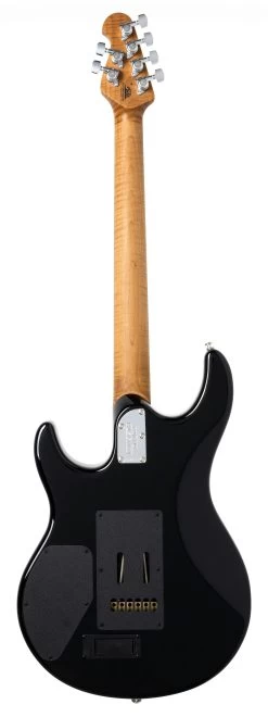 Music Man L4 HT HH Steve Lukather Signature Electric Guitar In Blue Flame -Professional Guitar Store 985 LBF R2 00 MB BM Music Man L4 HT HH Steve Lukather Signature Electric Guitar in Blue Flame back 1