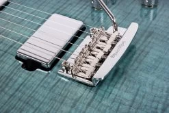 Music Man L4 HT HH Steve Lukather Signature Electric Guitar In Blue Flame -Professional Guitar Store 985 LBF R2 00 MB BM Music Man L4 HT HH Steve Lukather Signature Electric Guitar in Blue Flame pickup 1